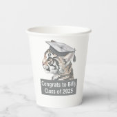 Gobelets En Papier Félicitations Graduation personnalisée (Verso)