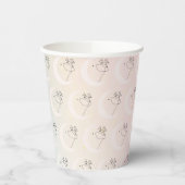 Gobelets En Papier Femme (Gauche)