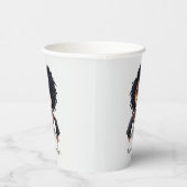 Gobelets En Papier Femme afro chic et classique (Droite)