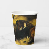 Gobelets En Papier Femme et Cheval (Verso)