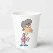 Gobelets En Papier Femme malade (Recto)