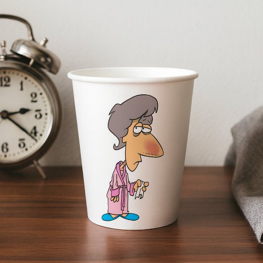 Gobelets En Papier Femme malade