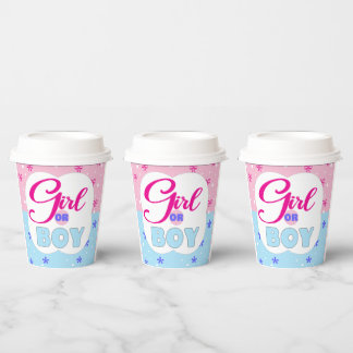 Gobelets En Papier Femme ou garçon