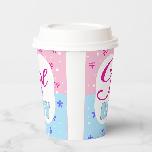 Gobelets En Papier Femme ou garçon (Gauche)