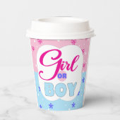 Gobelets En Papier Femme ou garçon (Verso)