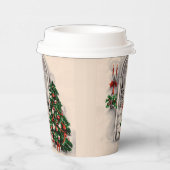 Gobelets En Papier Fenêtre de Noël (Droite)