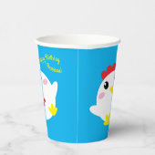 Gobelets En Papier Ferme de poulet Fête d'anniversaire Enfants (Droite)