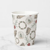 Gobelets En Papier Ferme d'hiver (Gauche)