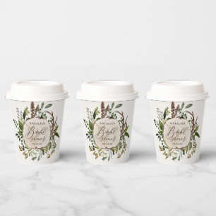 Gobelets En Papier Ferme rustique grange douche botanique