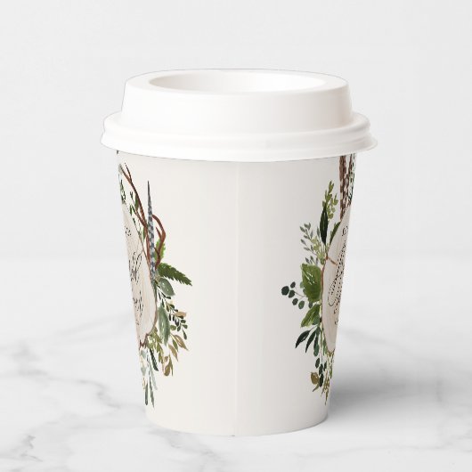 Gobelets En Papier Ferme rustique grange douche botanique (Droite)