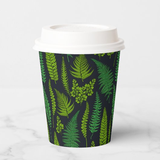 Gobelets En Papier Ferns (Gauche)