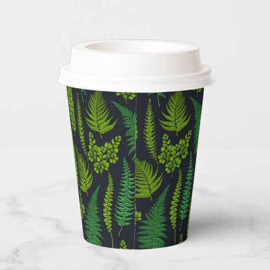 Gobelets En Papier Ferns (Droite)