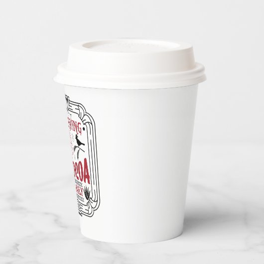 Gobelets En Papier Festif au cacao chaud fête de Noël (Gauche)