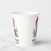 Gobelets En Papier Festif Rouge blanc mignonne pingouin Joyeux Noël (Droite)