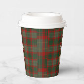 Gobelets En Papier Festive Buffalo Plaid 3 Photos collage Noël (Droite)