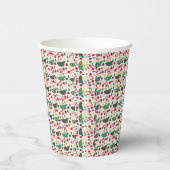 Gobelets En Papier Festive Christmas Pattern Paper Cup (Droite)