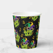 Gobelets En Papier Festive Mardi Gras (Verso)
