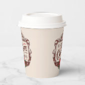 Gobelets En Papier Festive North pole chocolat chaud compagnie (Gauche)