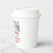 Gobelets En Papier Festive North Pôle Trading Company Noël (Gauche)