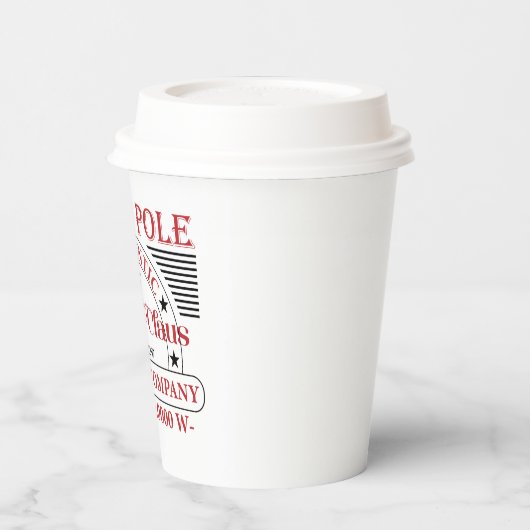 Gobelets En Papier Festive North Pôle Trading Company Noël (Gauche)