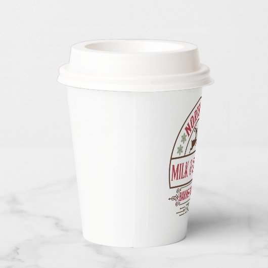 Gobelets En Papier Festive Pôle Nord Milk Cookie Company (Droite)