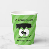 Gobelets En Papier Fête Anniversaire de enfant Frankenstein Halloween (Recto)