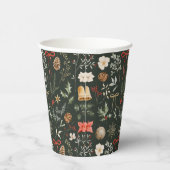 Gobelets En Papier Fête botanique de Noël d'hiver (Droite)