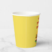 Gobelets En Papier Fête Cheeseburger personnalisée (Droite)