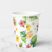 Gobelets En Papier Fête d'anniversaire Aloha Luau Tropical (Droite)