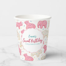 Fête d'anniversaire aux biscuits animaliers glacés