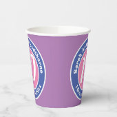 Gobelets En Papier Fête d'anniversaire avec âge (Gauche)