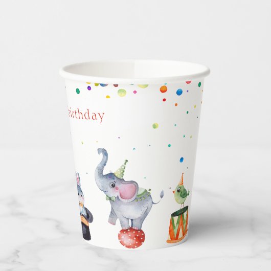 Gobelets En Papier Fête d'anniversaire Carnival Kid (Gauche)