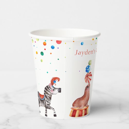 Gobelets En Papier Fête d'anniversaire Carnival Kid (Droite)