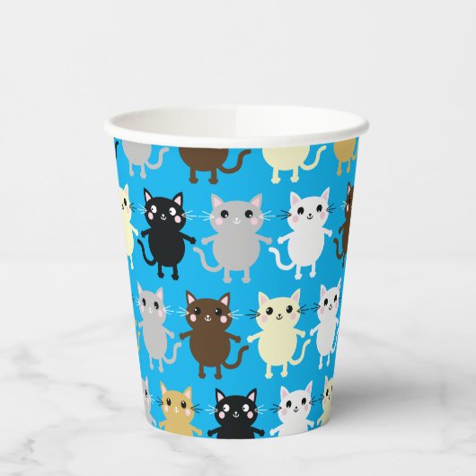 Gobelets En Papier Fête d'anniversaire de Cat Kid (Gauche)