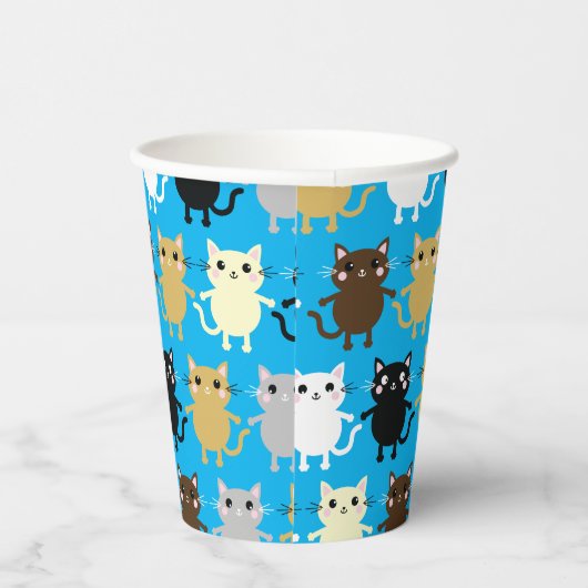 Gobelets En Papier Fête d'anniversaire de Cat Kid (Droite)