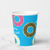 Gobelets En Papier Fête d'anniversaire de Donut (Gauche)