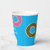 Gobelets En Papier Fête d'anniversaire de Donut (Droite)