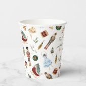 Gobelets En Papier Fête d'anniversaire de la fée de la prune de sucre (Recto)