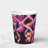 Gobelets En Papier Fête d'Anniversaire de la partie de ruban (Verso)