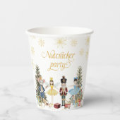 Gobelets En Papier Fête d'anniversaire de Nutcracker (Recto)