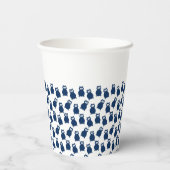 Gobelets En Papier Fête d'anniversaire de Owl (Verso)