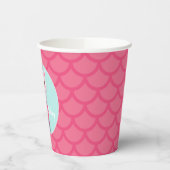 Gobelets En Papier Fête d'anniversaire de Purmaid Kitty Mermaid Pink (Gauche)