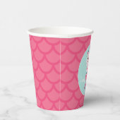 Gobelets En Papier Fête d'anniversaire de Purmaid Kitty Mermaid Pink (Droite)