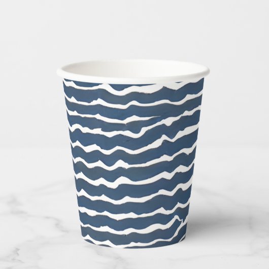 Gobelets En Papier Fête d'anniversaire de requins (Recto)