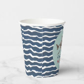 Gobelets En Papier Fête d'anniversaire de requins (Droite)