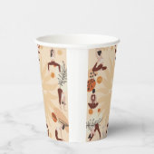 Gobelets En Papier Fête d'anniversaire de Yoga (Droite)