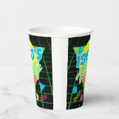 Gobelets En Papier Fête d'anniversaire des années 80  (Droite)