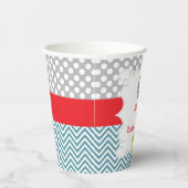 Gobelets En Papier Fête d'anniversaire du dragon et du château (Droite)