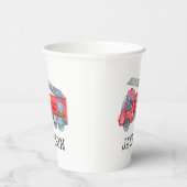 Gobelets En Papier Fête d'anniversaire personnalisée pour camions à f (Droite)