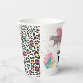 Gobelets En Papier Fête d'anniversaire sauvage Jungle Animaux Anniver (Recto)